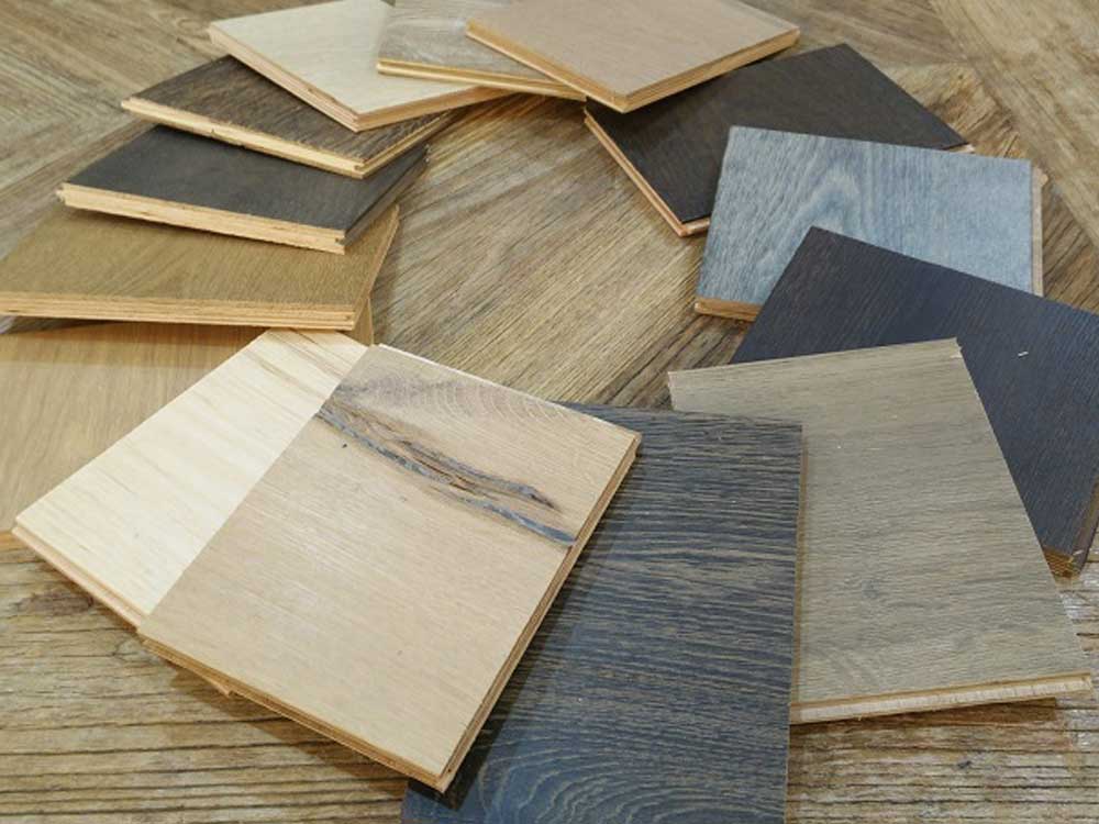 Different hardwood floorings at Oslek Flooring